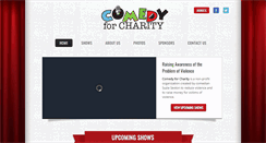 Desktop Screenshot of comedyforcharity.org
